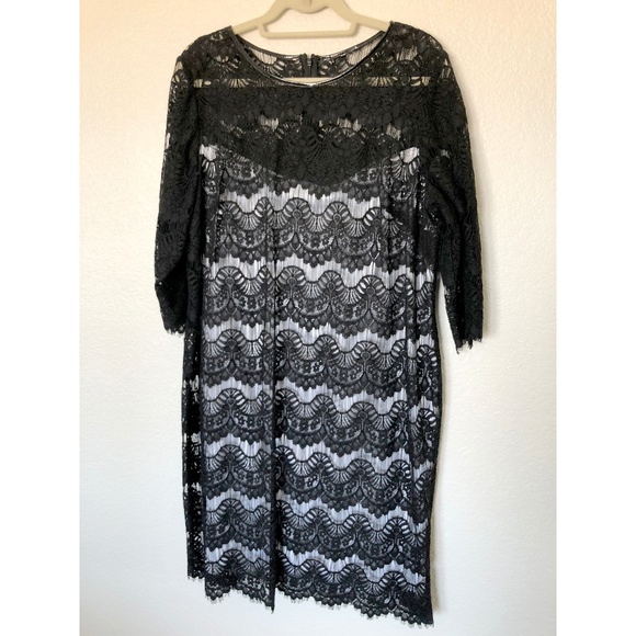 calvin klein plus size white dress